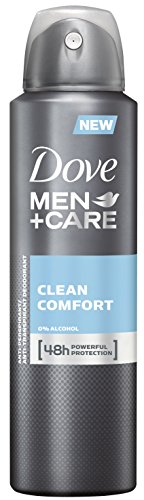 Dove Men+Care Clean Comfort Antiperspirant Deodorant Spray 150 Ml, 1 Unit