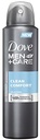 Dove Men+Care Clean Comfort Antiperspirant Deodorant Spray 150 Ml, 1 Unit