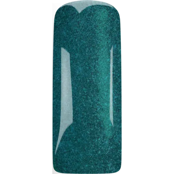 103580  Gelpolish Teal Tease  glitter 15 ml