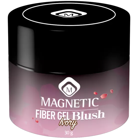 104194 Magnetic Fiber Gel Blush Ivory 30 gr