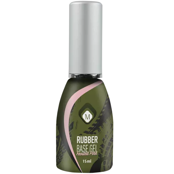 104402 Rubber Base Gel Frosted Pink 15 ml