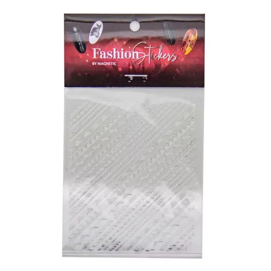 117040 Fashion Sticker Grafic Silver