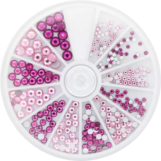 118306 strass Roze & Fuchia 6 Size 270Psc