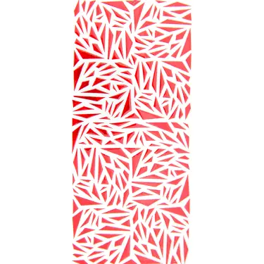  Shattered Holografics Sticker Red 118317