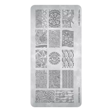 Magnetic Stamping Plate African Vibes 118625