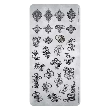 Stamping Plate 32 Ornaments 118635