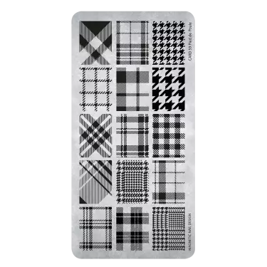 Stamping Plate 59 Pied de Poule 118662 
