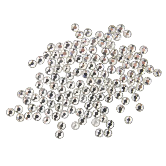 118702  Crystalized stones L  clear   1140 pcs