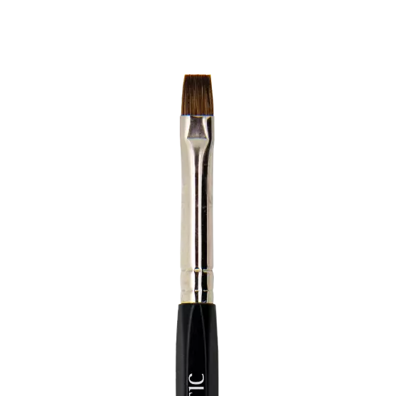 176037 Magnetic Brush Flat 6 100% Kolinsky Hair