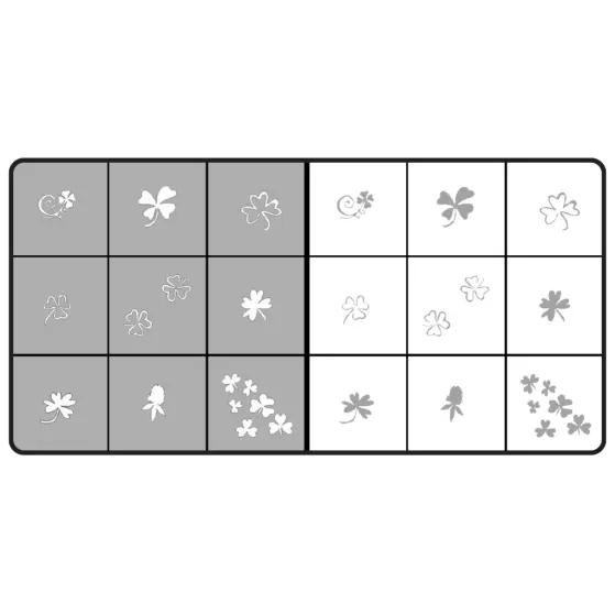 289751 Airnails Stencil clover