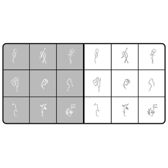 289755 Airnails Stencil Silhouettes
