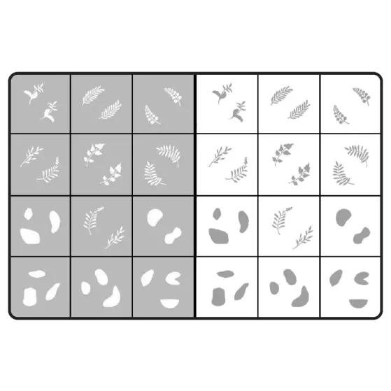 289757 Airnail Stencil Minimalism