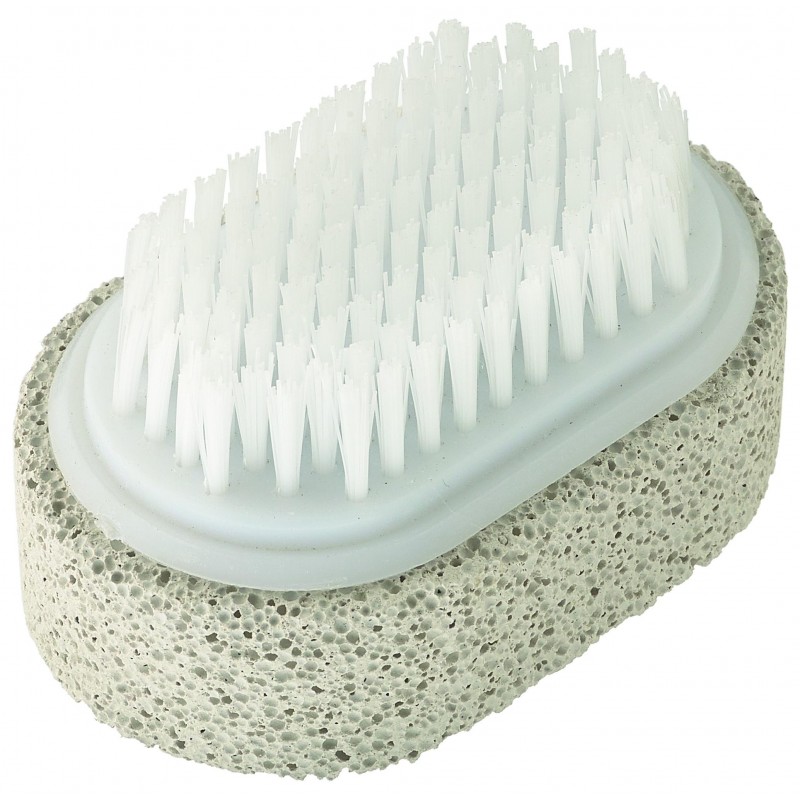 Voet borstel rond met puimsteen 
