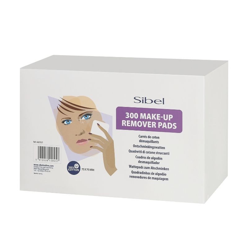 Make up verwijderingspads vierkant 75mm x 75 mm 300st