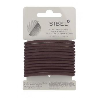 [4441312]   Elastiek bruin dik 12 stuks  
