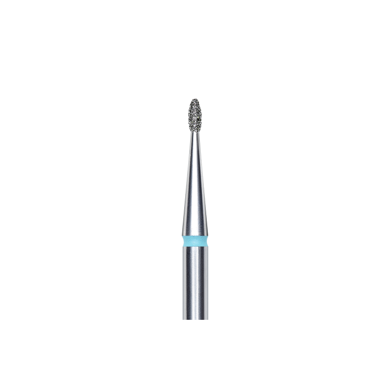 Diamond staleks Cuticle Bit  Blauw head diameter 1,2 mm / working part 3 mm