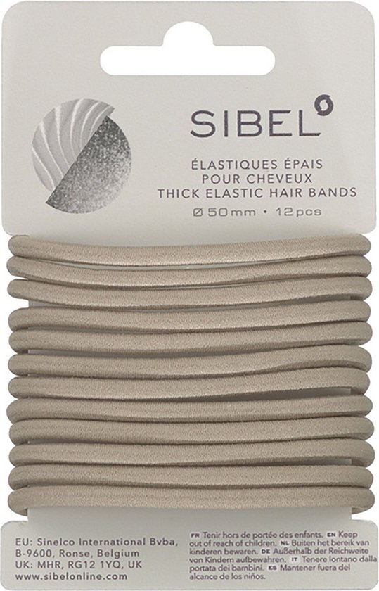 [P000624]   Elastiek Blonde dik 12 stuks 