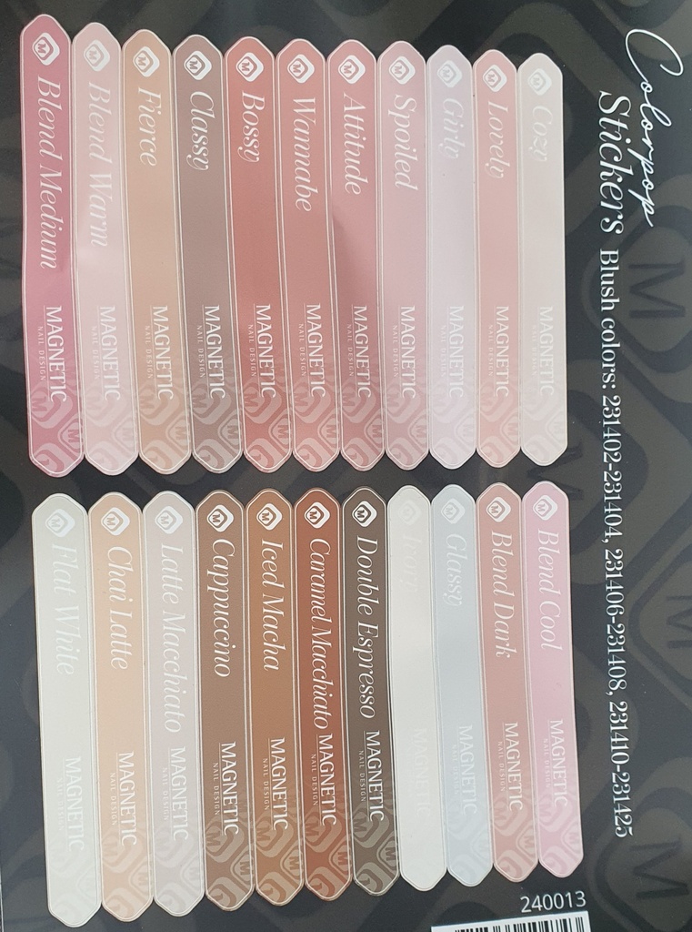 Colorpop sticker vel Blushes 231401 t/m 231425
