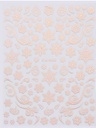 Easy Nail Art Sticker Color rose gold KERST