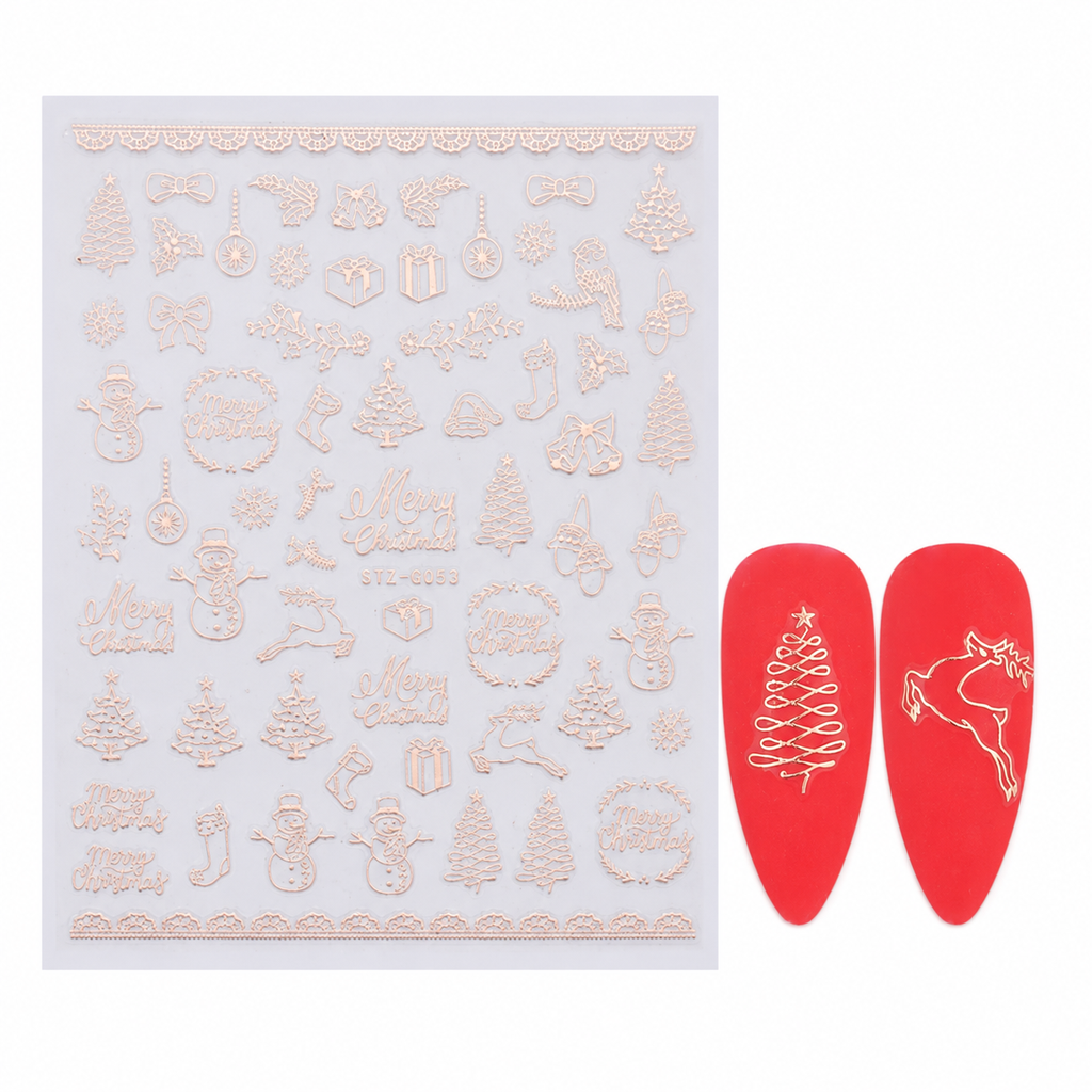 Easy Nail Art Sticker KERST