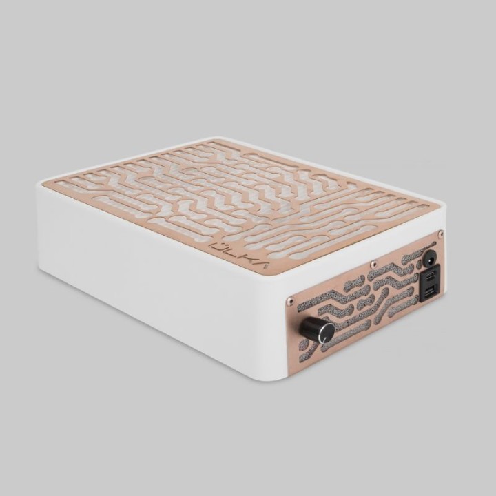 ÜLKA Nano Dust Collector White met rose