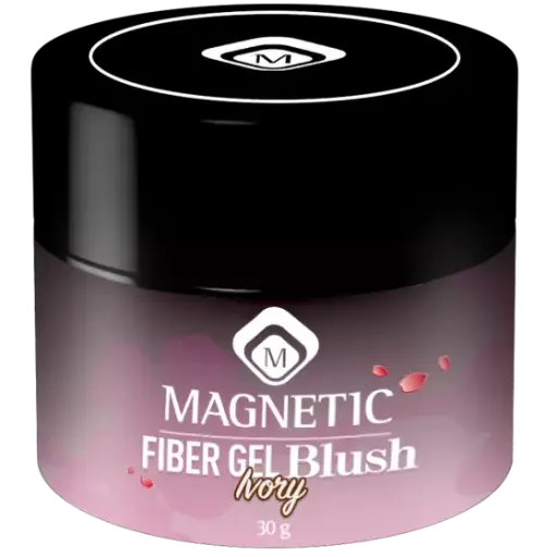 104194 Magnetic Fiber Gel Blush Ivory 30 gr