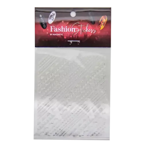 117040 Fashion Sticker Grafic Silver