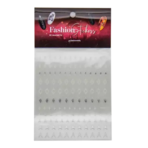 [117044]  Fashion Sticker Diamond Silver 117044