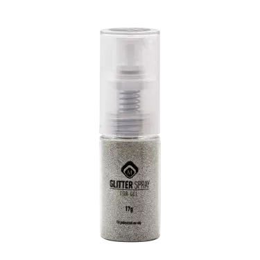 118090 Glitterspray White Gold 17 gr