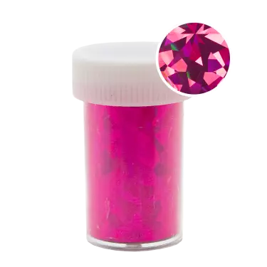 118230 Transfer foil Hologram Fushia Crunch  1.5m