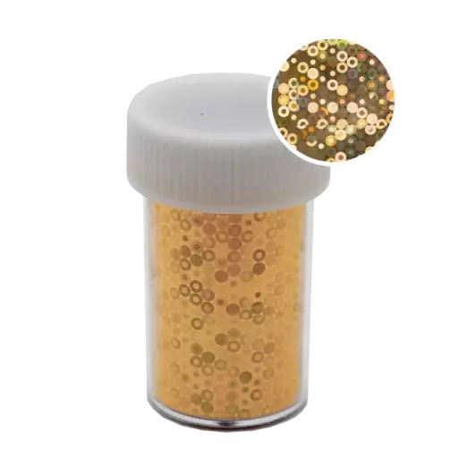 [118231] Transfer foil Hologram  Gold circle   1.5m 118231 