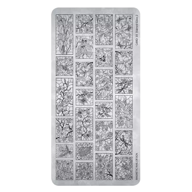 118638  Magnetic Stamping Plate - Stained Glass 2