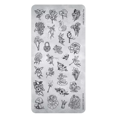 118639 Magnetic Stamping Plate - Fairy Tale