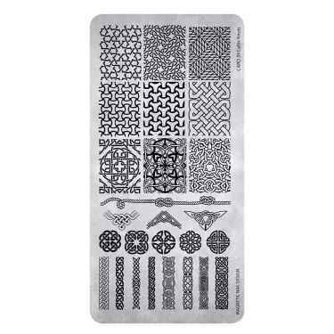 118642 Stamping Plate 39 Celtic Knots