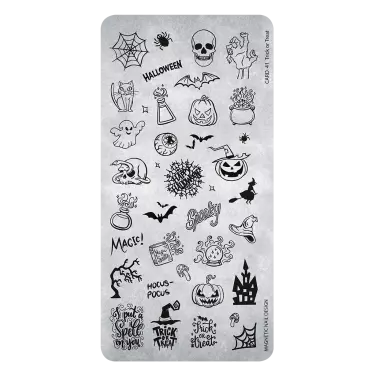118644 Stamping Plate 41 Trick or Treat