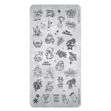 118654 Stamping Plate 51 Xmas Time