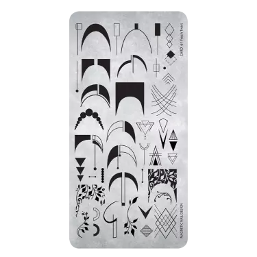 118664 Stampingplate 61 French TwisT