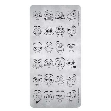 [118665] Stampingplate 62 Expressions 118665 