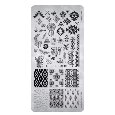 118666 Stampingplate 63 Boho