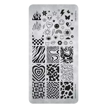 [118667] Stampingplate 64 Vibing 118667