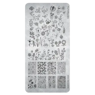 118682 Stampingplate 79 Spring Fling