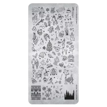 [118685] Stampingplate 82 Winter is Coming 118685