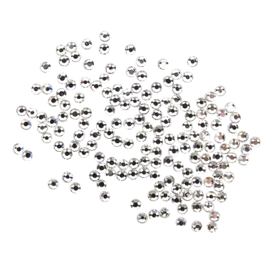 118701  Crystalized stones M  clear   1140 pcs
