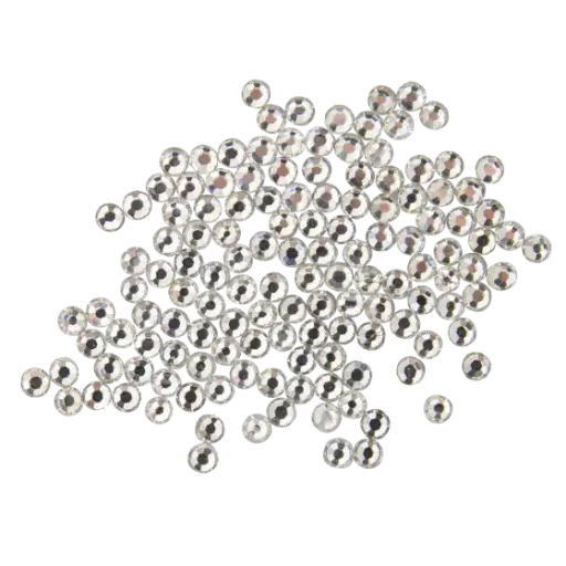 118702  Crystalized stones L  clear   1140 pcs