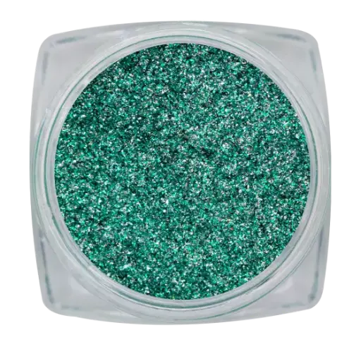 118873 Magnetic Chrome Sparkle Green