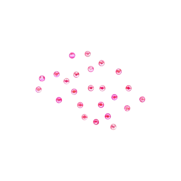 [118904] Rhinestones Neon Pink24 pcs S 118904 