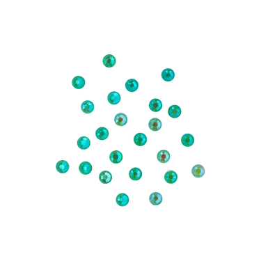118906 Rhinestones Neon green 24 pcs M