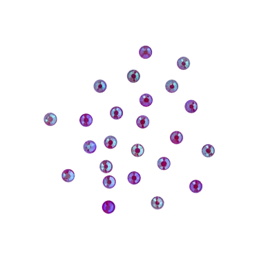 118908 Rhinestones Neon Purple 24 pcs M