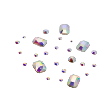 [118916] Rhinestone Mix Square 20 pcs 118916