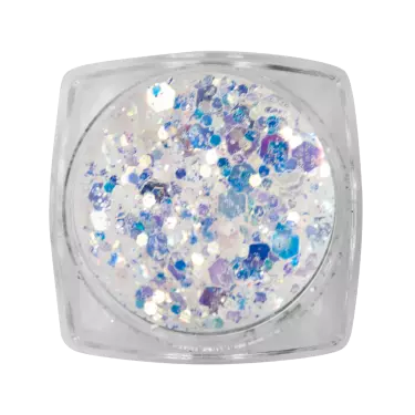 118926 Clear Inlay Silver-White